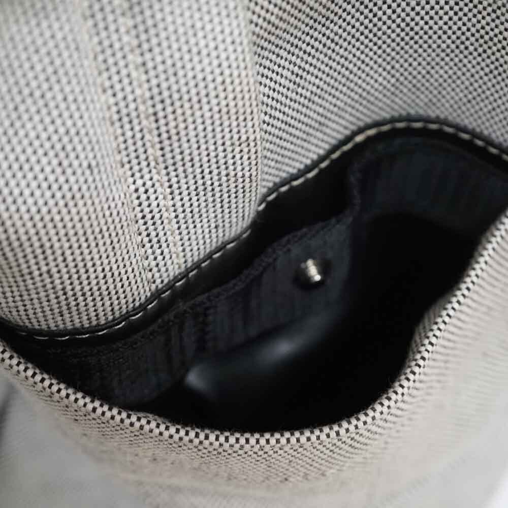 BURBERRY Backpack Rucksack Daypack Bag Rucksack Canvas Gray Black - Picture 7 of 11